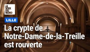 Lille: La crypte de Notre-Dame de la Treille réouverte