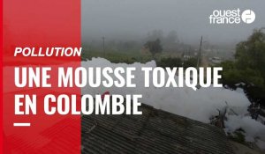 VIDÉO. En Colombie, un fleuve pollué produit une mousse toxique