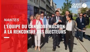 VIDÉO. Avant le second tour de la présidentielle, l'équipe du candidat Macron à la rencontre des électeurs à Nantes