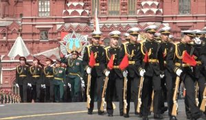Russie: dernière répétition avant la défilé du 9 mai