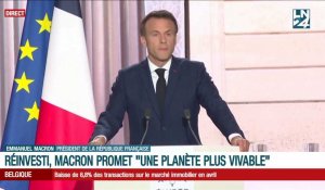 Emmanuel Macron a fait le serment de léguer une planète plus vivable et une France plus forte