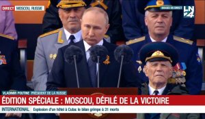Discours de Poutine : la Russie était face à une "menace absolument inacceptable"