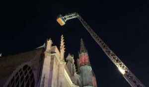 Dunkerque : la grande échelle déployée pour l'église Saint-Eloi