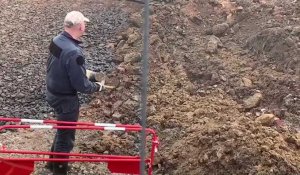 Des obus de la Grande Guerre retrouvés sur le chantier du nouveau parking de l’hôpital au Cateau-Cambresis