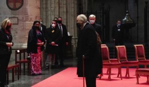 Le Roi Philippe et la Reine Mathilde assistent à la messe Te Deum