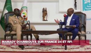 Mamady Doumbouya, président de transition : "Nous voulons rendre le pouvoir aux Guinéens"