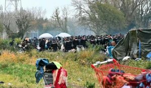 Migrants: un important campement évacué à Grande-Synthe, dans le nord de la France