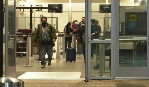 Réouvertures des frontières: des voyageurs arrivent du Mexique aux Etats-Unis