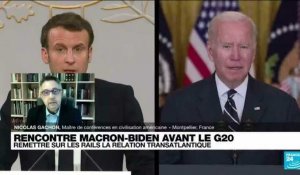 Rencontre Biden/Macron à Rome : "C'est une sorte de valse diplomatique"