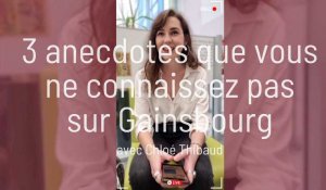 Trois anecdotes méconnues sur Gainsbourg