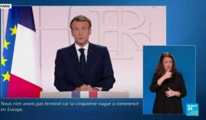 Allocution d'Emmanuel Macron : "Nous n'en avons pas terminé avec la pandémie"