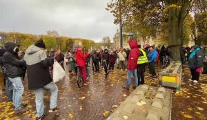 Lille : Manifestation contre le pass sanitaire et l’augmentation du coût de la vie