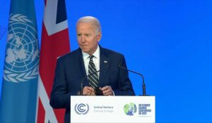 COP26: Biden promet "de l'action, pas des mots"