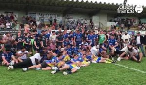 VIDÉO. RC Vannes : la joie des jeunes Bretons après leur maintien en Élite à la dernière journée