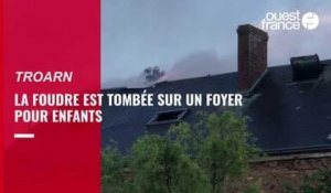 VIDEO. Près de Caen : la foudre est tombée sur un foyer pour enfants, à Troarn