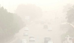 Une forte tempête de sable s'abat sur la capitale de l'Arabie saoudite, Ryad