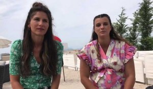 Lise Akoka et Romane Guéret, réalisatrices du film «  Les Pires », tourné à Boulogne-sur-Mer, présenté à Cannes