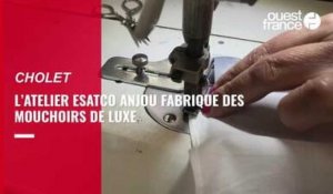 VIDEO. L’atelier fabrique des mouchoirs de luxe