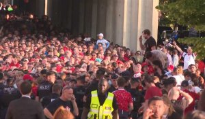 Foot/C1: les supporters de Liverpool arrivent au Stade de France