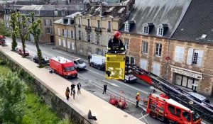 Un exercice d'évacuation des oeuvres au musée Rimbaud de Charleville-Mézières