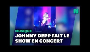 Johnny Depp fait le show au Royaume-Uni en attendant le verdict de son procès