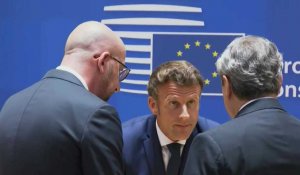 Bruxelles: images des chefs d'Etat présents au sommet extraordinaire de l'UE