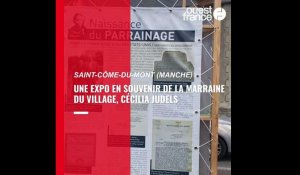 VIDÉO. 78e anniversaire du Débarquement : Saint-Côme-du-Mont se souvient de sa marraine Cécilia Judels