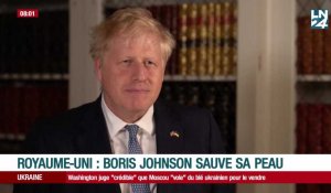 Boris Johnson sauve sa peau et reste Premier ministre