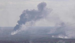 Ukraine : de la fumée s'élève au-dessus de Severodonetsk