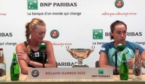 Roland-Garros 2022 - Caroline Garcia et Kristina Mladenovic : "Six ans après, c'est beaucoup de frissons et d'émotions de gagner un 2e Roland-Garros"