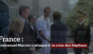 Santé: Macron s'attaque à la crise des hôpitaux