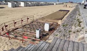 La construction des trois bars de plage de Calais est lancée!