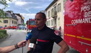 Saint-Julien interview chef des operations des pompiers