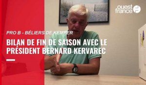 VIDÉO. Béliers de Kemper : bilan sportif, financier... Le président Bernard Kervarec fait le point sur la saison 2021-2022