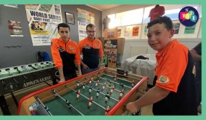 Trois jeunes du club de baby-foot d'Avesnes-les-Aubert au championnat du monde