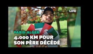 Mehdi marche de Paris à Alger, 4.000 kilomètres pour son père décédé