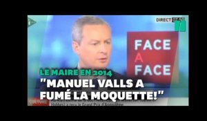 Législatives: quand Bruno Le Maire ne soutenait pas (du tout) Manuel Valls