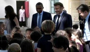 Education: Macron et Pap Ndiaye à Marseille pour promouvoir "l'école du futur"