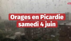 Les orages en Picardie samedi 4 juin