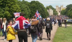 Rassemblement pour le jubilé de la reine Elizabeth II sur la promenade de Windsor