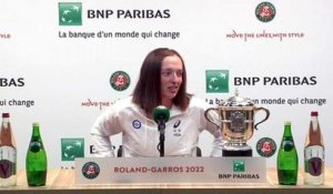 Roland-Garros 2022 - Iga Swiatek : "I didn't know that Robert Lewandowski was in the stands and luckily otherwise I would have been completely stressed"