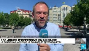 100e jour de guerre en Ukraine : "Les forces ukrainiennes sont en difficulté dans le Donbass"