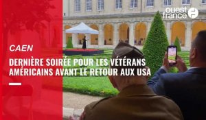 VIDÉO. Dernière soirée à Caen pour les vétérans américains, avant le retour aux États-Unis