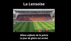 RC Lens : les paroles de "La Lensoise" à Bollaert avec les supporters lensois