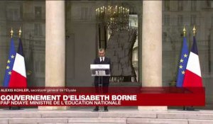 REPLAY - Découvrez la liste des ministres du gouvernement d'Elisabeth Borne