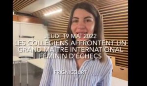 Les collégiens de Frignicourt ont affronté un grand maître international féminin d'échecs