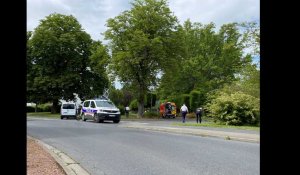Un motard se blesse grièvement ce jeudi après-midi à deux pas de l’école d’art de Cambrai