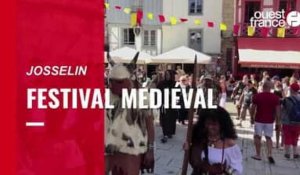 VIDÉO. Le Festival médiéval a animé le centre ville de Josselin