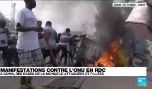 RD Congo : des manifestations contre la mission de l'ONU à Goma tournent au pillage