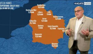 "On peut dire que le mois de juillet a été aride" Patrick Marlière, Agate Météo